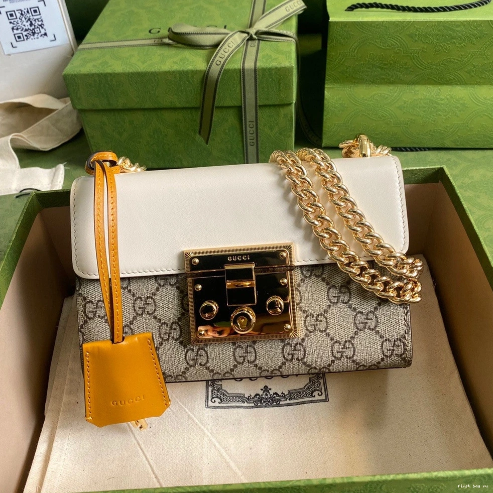 First bag ru GUCCI padlock shoulder bag small 0716